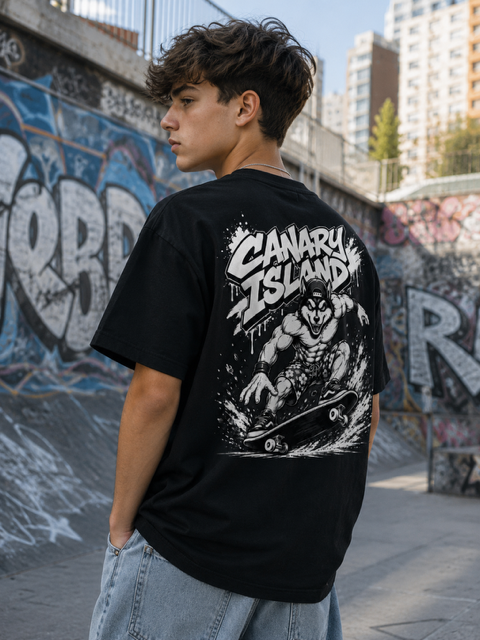 Camiseta Lava skate. Verano