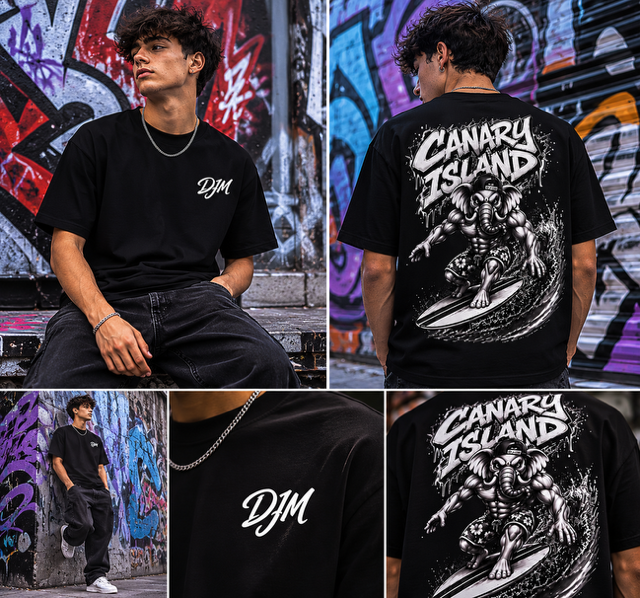 Camiseta District surf.Verano