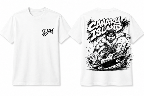 Camiseta Lava skate. Verano