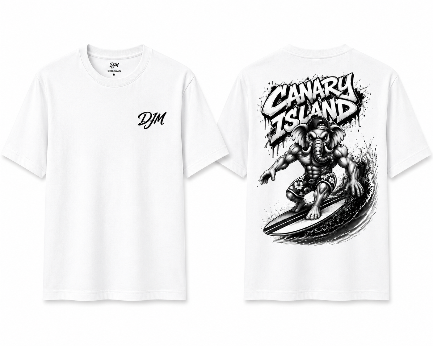 Camiseta District surf.Verano